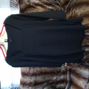 Boston Proper large black blouse